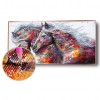 Colorful Skin Horses-Full Round Diamond Painting