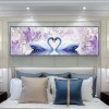 Swan Love - Full Round Diamond Painting(80x30cm)