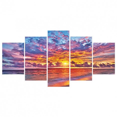 Sunrise - Full Round Diamond Painting(103x45cm)