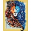Lion - Crystal Rhinestone Diamond Painting(55x45cm)