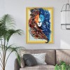 Lion - Crystal Rhinestone Diamond Painting(55x45cm)