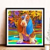Colorful Dog - Full Round Diamond Painting