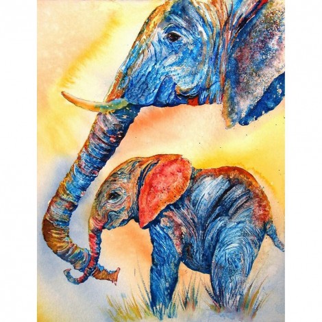 Elephant - Full Round Diamond Painting