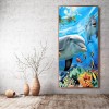 Dolphin - Full Round Diamond Painting(85x45cm)