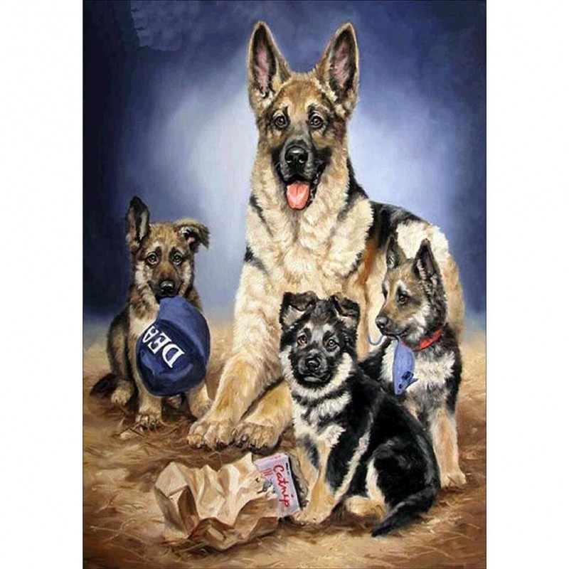 Dog - Full Round Dia...