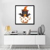 Pumpkin Cup Cat - Partial Round Diamond Painting