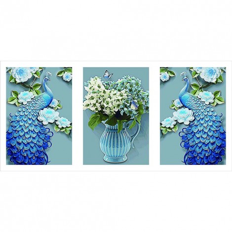 Peafowl - Crystal Rhinestone Diamond Painting(95x45cm)