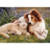 Dog and Sheep - Full Round Diamond Painting