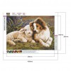 Dog and Sheep - Full Round Diamond Painting