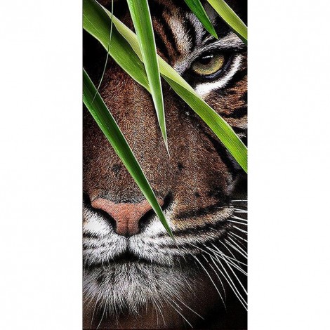 Tiger - Full Round Diamond Painting(85*45cm)