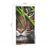 Tiger - Full Round Diamond Painting(85*45cm)