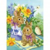 Spring Rabbit - Full Round Diamond Painting