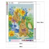 Spring Rabbit - Full Round Diamond Painting