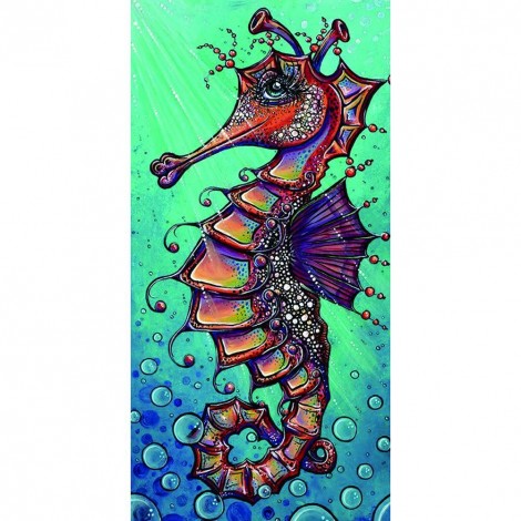 Hippocampus - Crystal Rhinestone Diamond Painting(85x45cm)