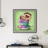 Cup and Animal - Full Round Diamond Painting