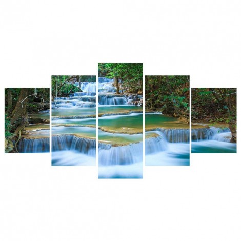 Waterfall - Full Round Diamond Painting(103x45cm)