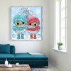 Cartoon Owl- Full Round Diamond Painting