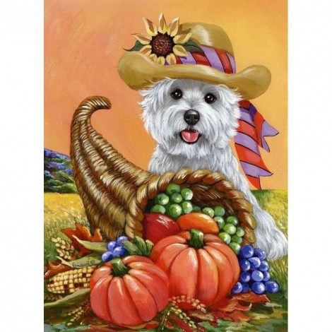 Dog - Full Round Diamond Painting