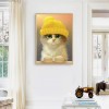 Cartoon Cat- Full Round Diamond Painting