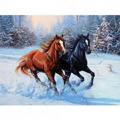 Horse - Full Square Diamond Painting(40x50cm)