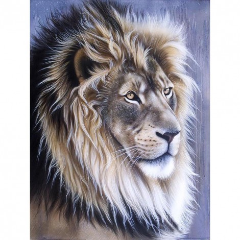 Lion - Full Round Diamond Painting