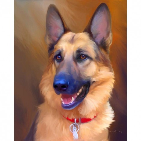 Dog - Full Round Diamond Painting