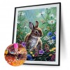 Rabbit  - Full Round Diamond Painting