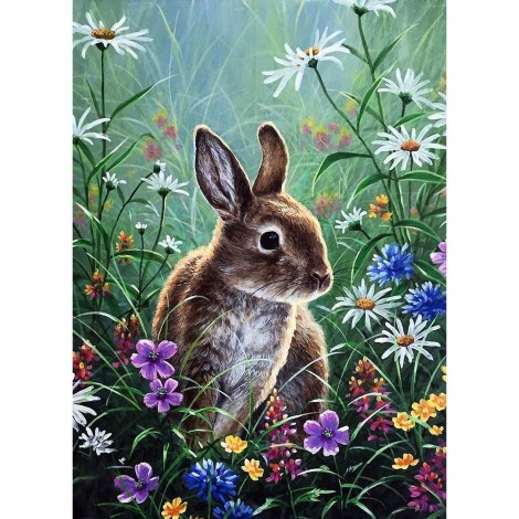 Rabbit  - Full Round Diamond Painting