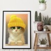 Cartoon Cat- Full Round Diamond Painting
