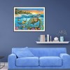 Sea Turtle Animal - Full Round Diamond Painting