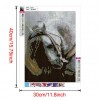 White Horse - Full Square Diamond Painting