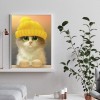 Cartoon Cat- Full Round Diamond Painting