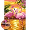 Flamingo - Full Round Diamond Painting