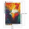 Rooster - Full Round Diamond Painting