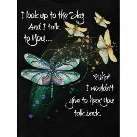 Dragonfly - Full Round Diamond Painting