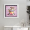 Cup and Animal - Full Round Diamond Painting