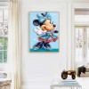 Happy Cartoon Mouse- Full Round Diamond Painting