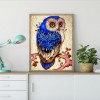 Owl -  Partial Crystal Rhinestone Diamond Painting