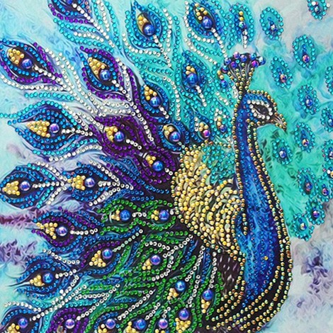 Peafowl - Crystal Rhinestone Diamond Painting