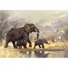 Elephants Family - Full Round Diamond Painting