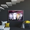 Cat Family- Full Round Diamond Painting