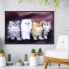 Cat Family- Full Round Diamond Painting