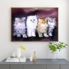 Cat Family- Full Round Diamond Painting