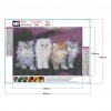 Cat Family- Full Round Diamond Painting
