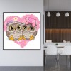 Cartoon Owl- Full Round Diamond Painting