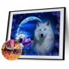 Wolf - Full Square Diamond Painting(40x50cm)