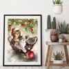Cat - Full Round Diamond Painting