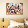 Dogs - Full Round Diamond Painting