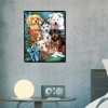 Dogs - Full Round Diamond Painting