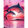 Dolphin in Red Sea - Full Round Diamond Painting